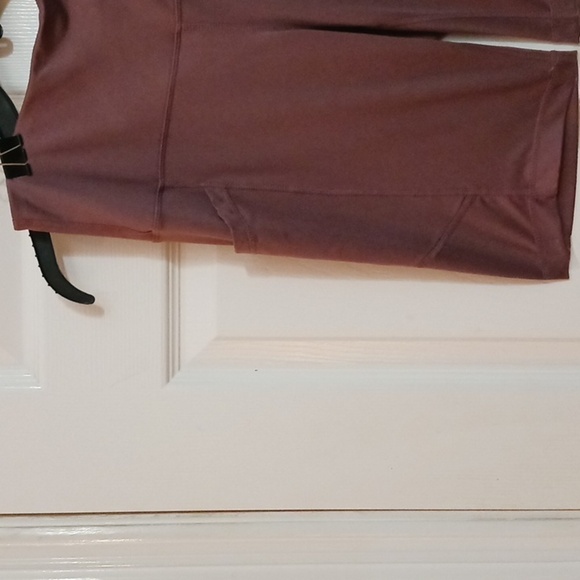 VELOCITY HIGH WAISTED SPANDEX Workout Bike Shorts Purple Sz.M - Picture 3 of 15